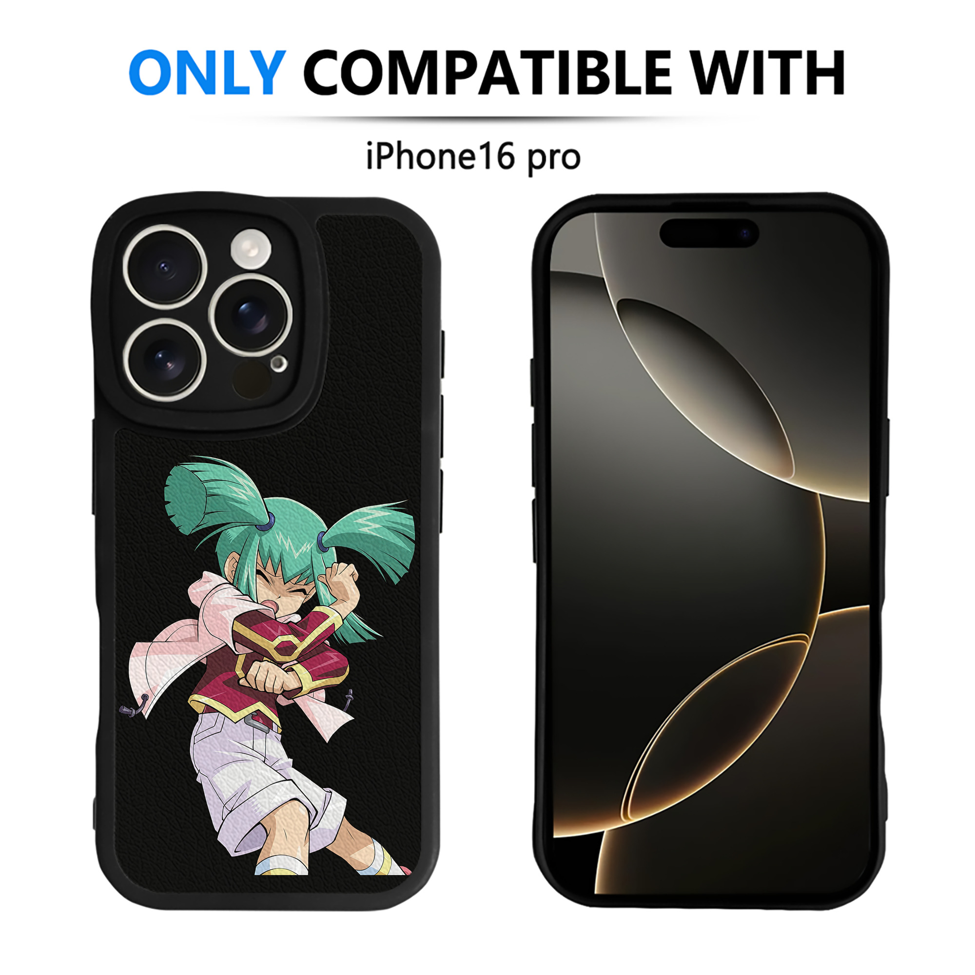 （画像用） 遊☆戯☆王 Yu-Gi-Oh! 【iPhone 16シリーズ対応】シリコンスマホケース（レザー調） 材質：シリコン